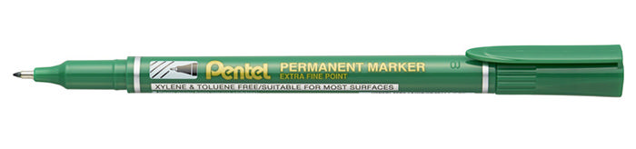 Pentel Kalıcı Marker Ekstra İnce Uç Yeşil