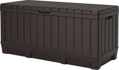 Keter Kentwood Yastık Kutusu 128X53.6X59Cm 350L Kahverengi