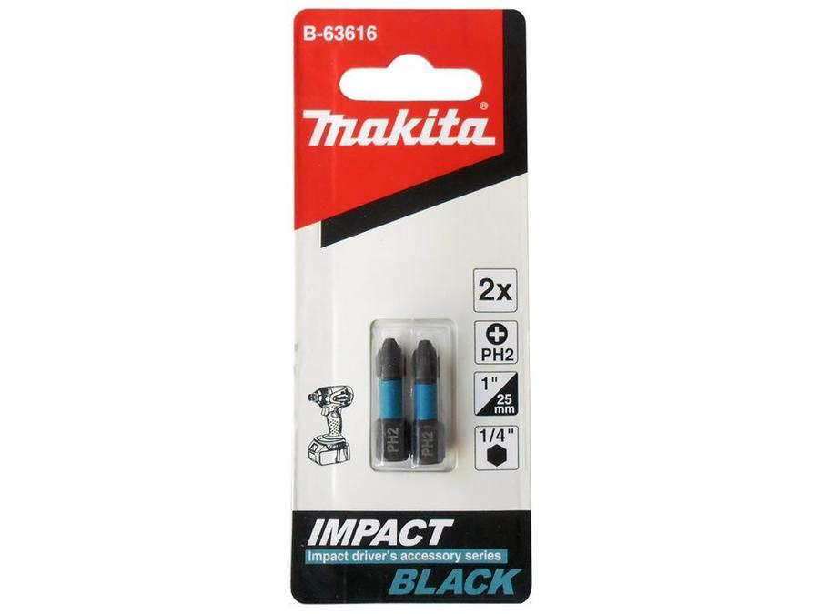 Makita B-63616 Darbeli Bits Ph2 - 25Mm 2'li Paket