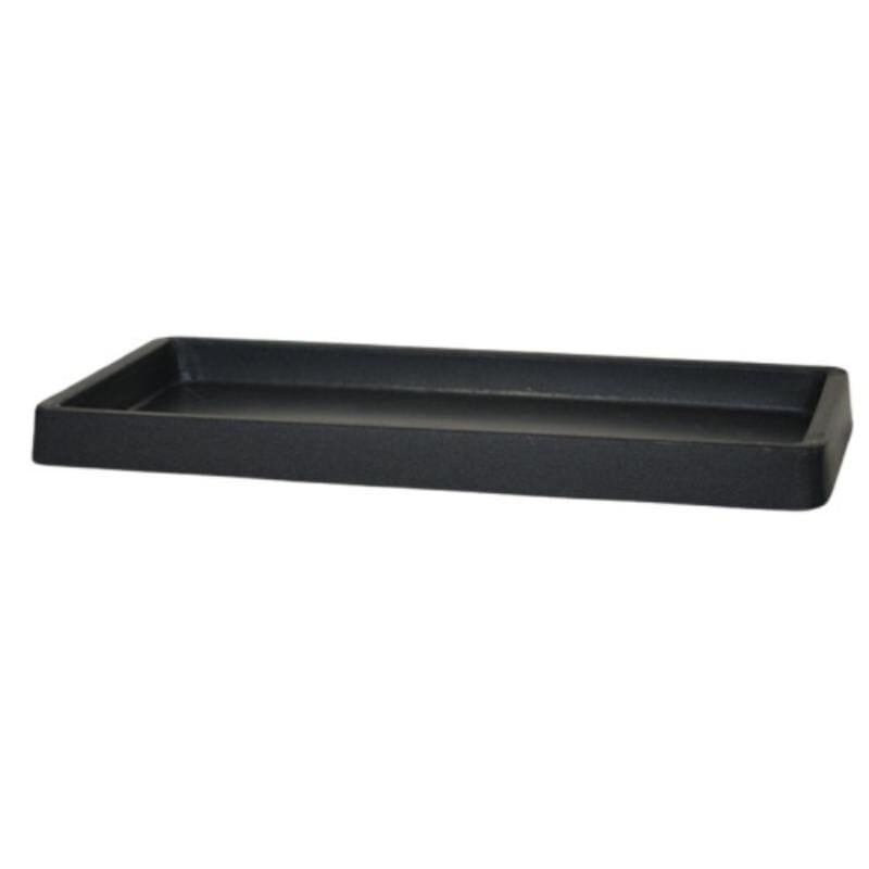 Top Roto Dikdörtgen Saksı Altlığı 80X40Cm 80P - Antrasit