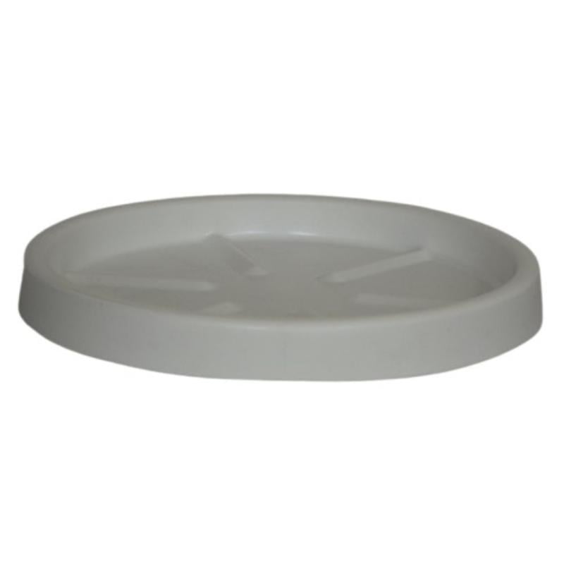 Top Roto Yuvarlak Saksı Altlığı 28Cm 40-60-80P - Beyaz
