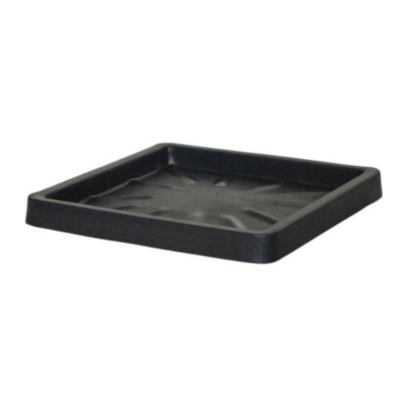 Top Roto Kare Saksı Altlığı 28X28Cm 60P - Antrasit