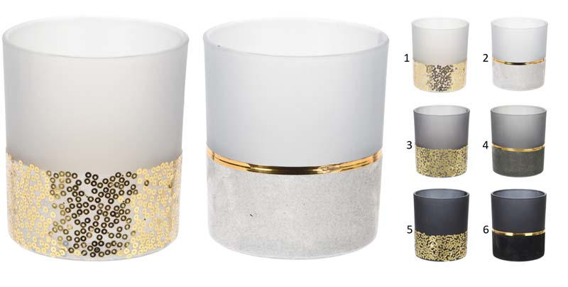 Tealight Mumluk Kadife 10Cm 6 Farklı Tasarım