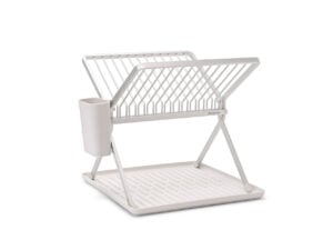Brabantia Katlanabilir Alüminyum Bulaşık Düzleştirici Küçük Açık Gri 37X33X31.5Cm