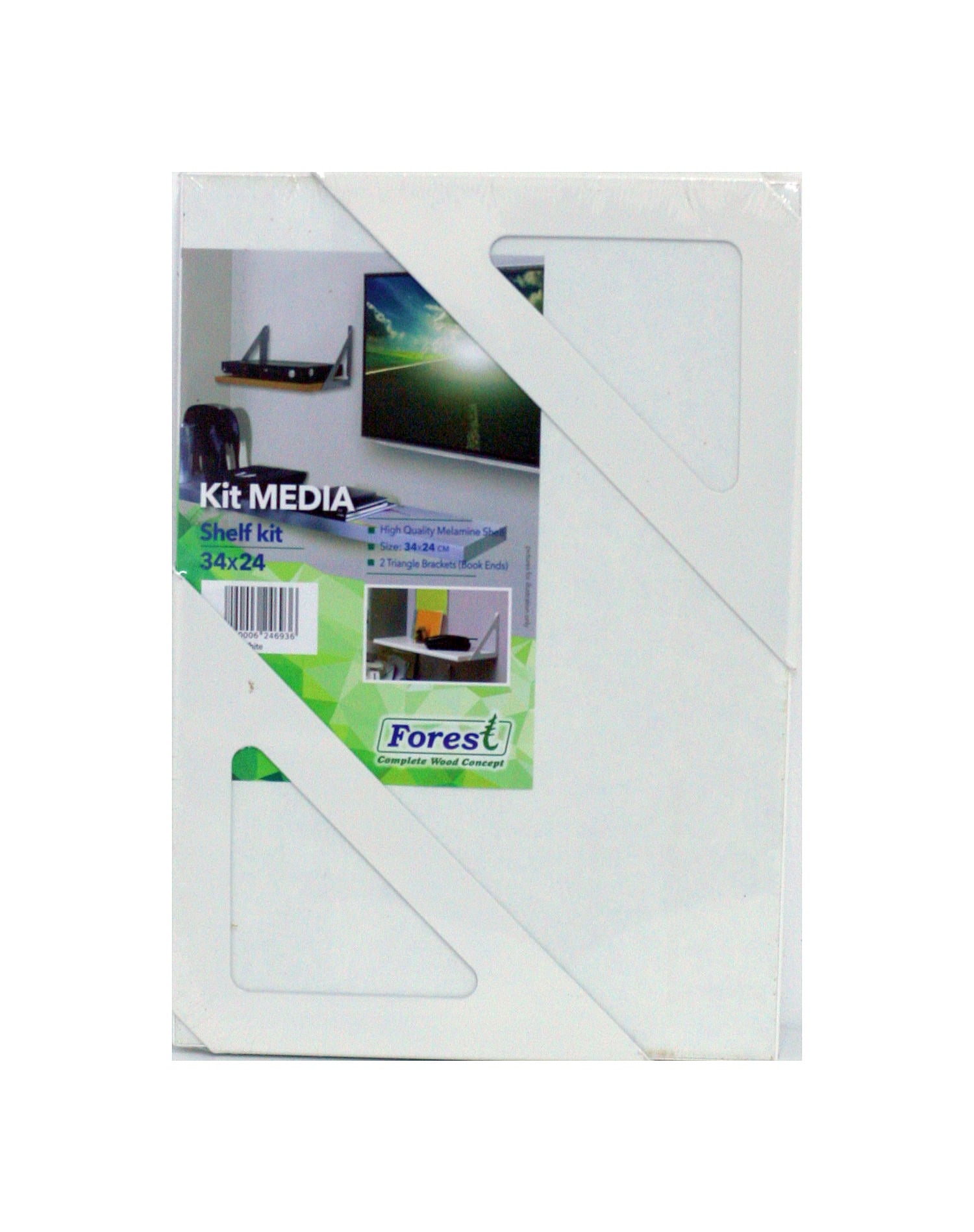 Raf Kiti Medya 35X25Cm Beyaz