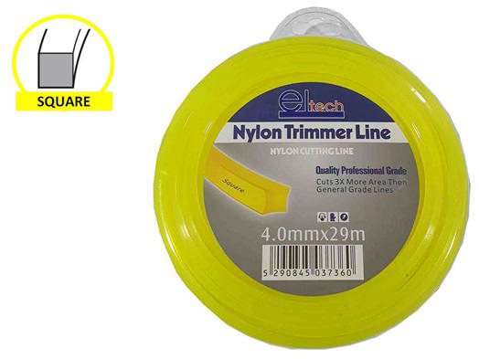 Eltech Trimmer Misinası Kare 4Mm X 29M