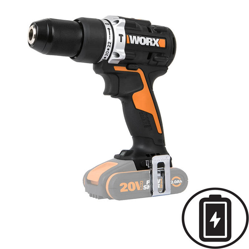 Worx Wx352.9 Fırçasız Motorlu Akülü Darbeli Matkap Solo 20V