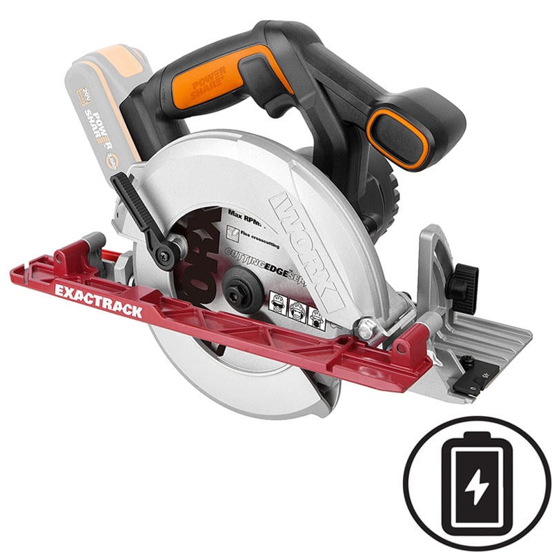 Worx Wx530.9 Akülü Daire Testeresi Solo 20V