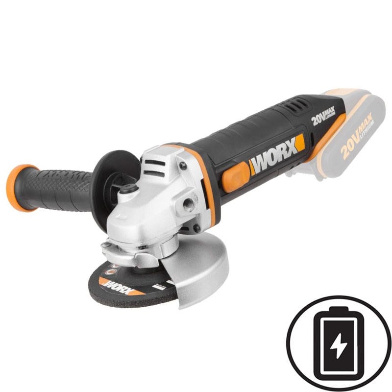 Worx Wx800.9 Avuç Taşlama Makinesi 115Mm Solo 20V