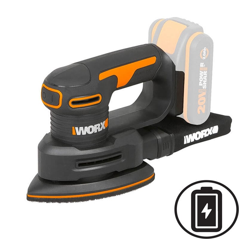 Worx Wx822.9 Akülü Zımpara Makinesi Solo 20V