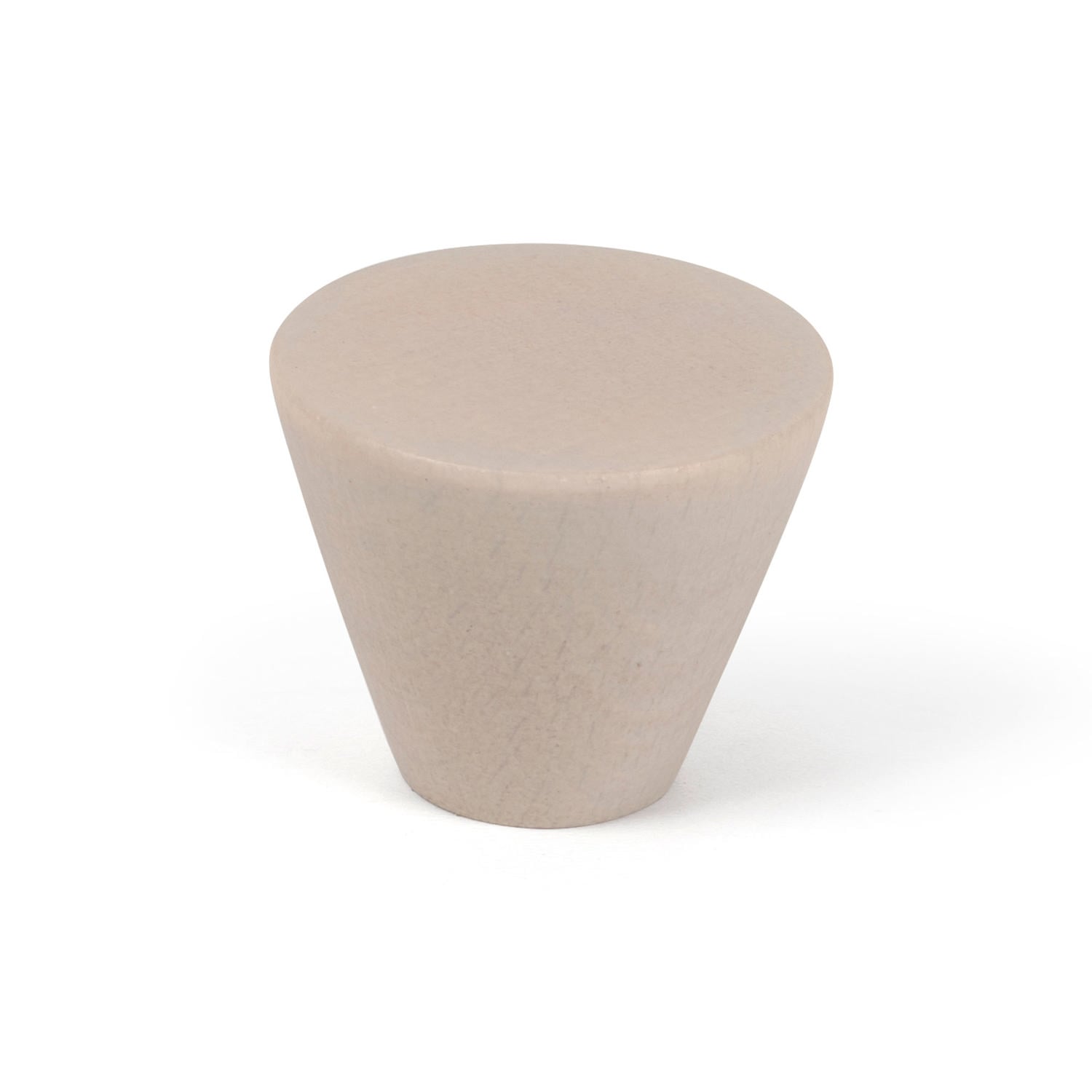 Konik Knob 40Mm Kayın Beyaz