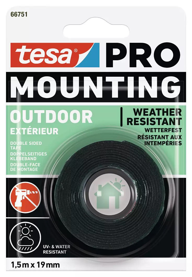 Tesa Pro Çift Taraflı Bant 1Kg Dış Mekan 1.5Mx19Mm