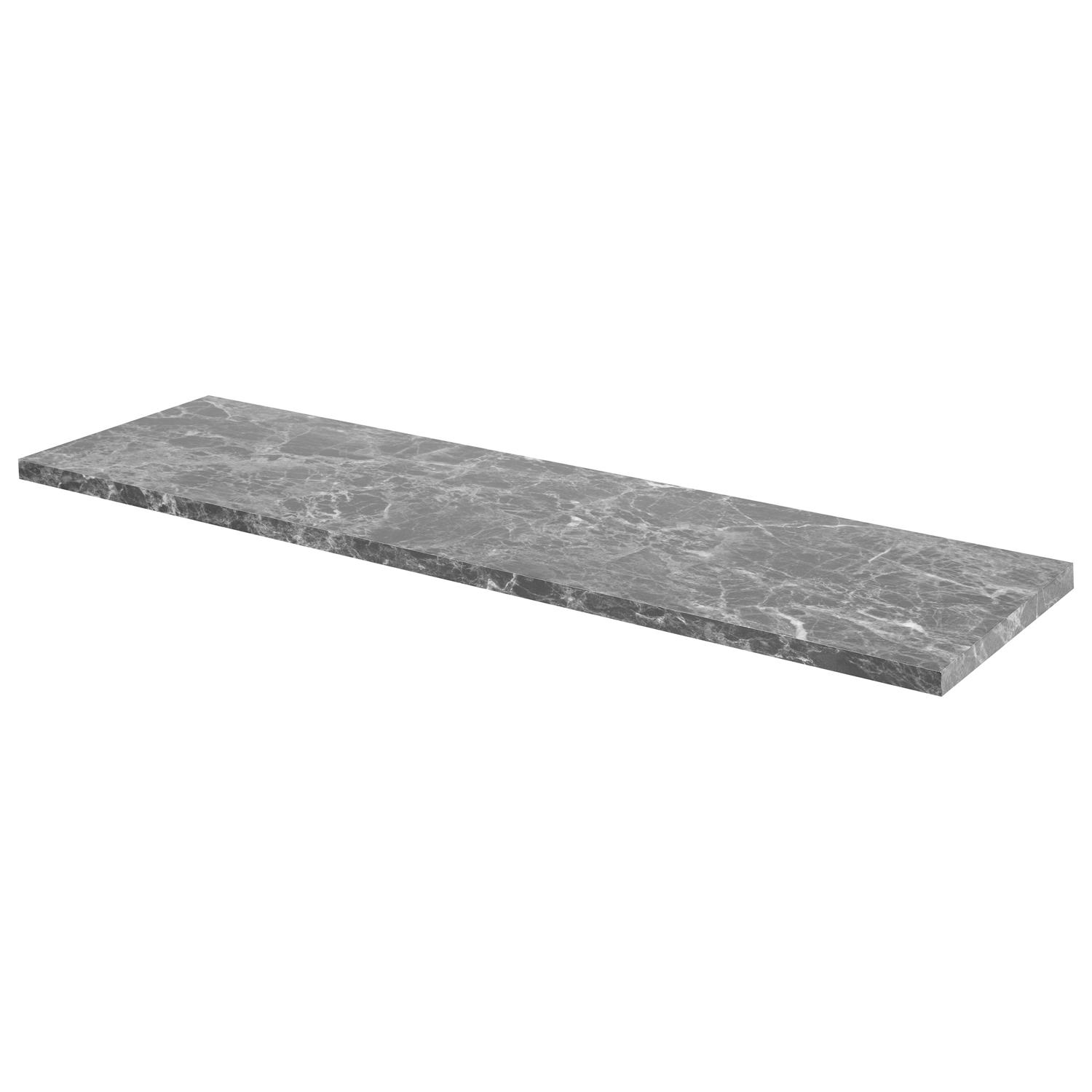 Duraline Duvar Rafı Koyu Mermer Görünümlü 18Mm 80X23.5Cm