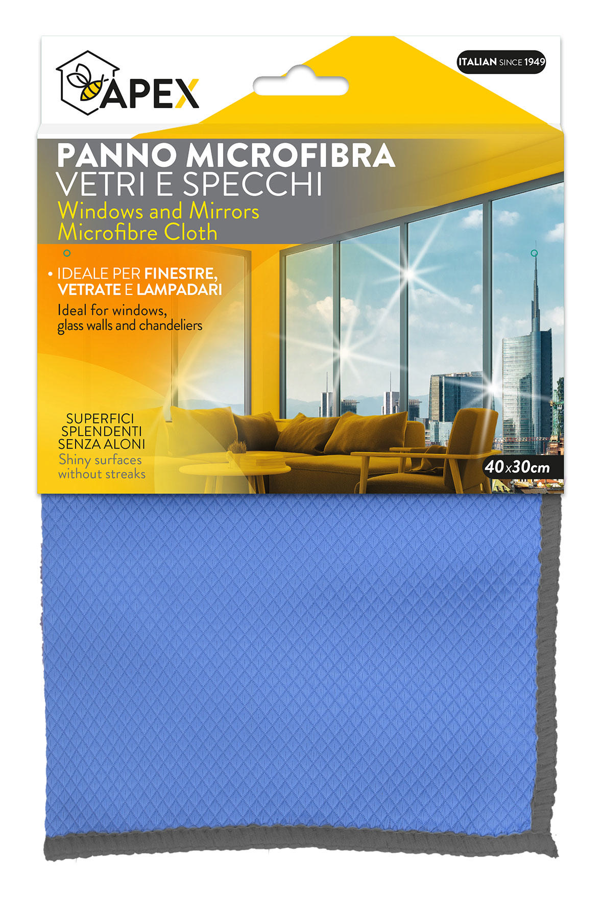 Apex Windows Mikrofiber Bez 40X30Cm