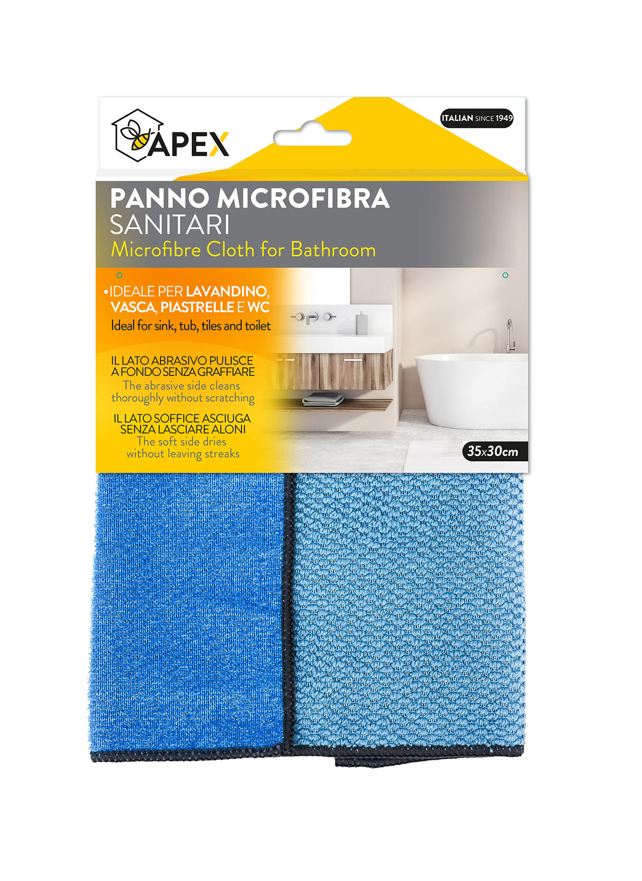 Apex Mikrofiber Bez Banyo 35X30Cm