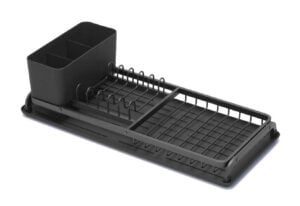 Brabantia Bulaşık Kurutma Rafı Kompakt Koyu Gri 20X46.3X12.6Cm