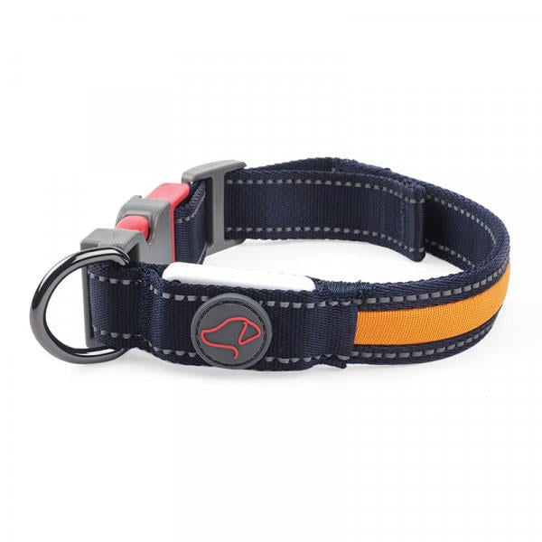 Flash & Go Şarj Edilebilir Gece Köpek Tasması - Small