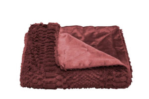 Easy Home Battaniye Faux Kadife 200X220Cm Bordeaux