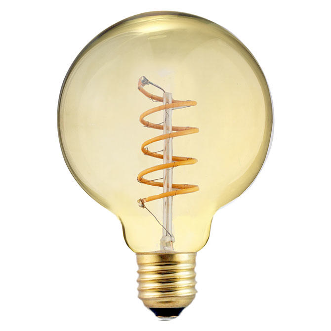 Sunlight 'Filament Spiral' Led 4W G95 Lamba E27 270Lm 2000K Amber Kısılabilir