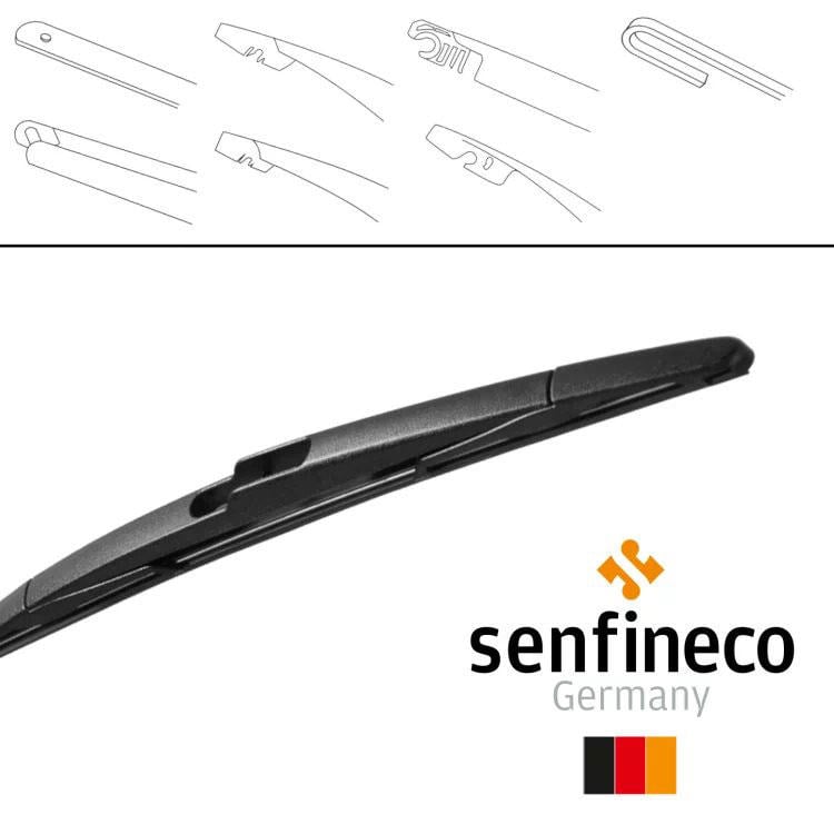 Senfineco Arka Plastik Çok Fonksiyonlu Silecek Süpürgesi (3954) X 350Mm 14