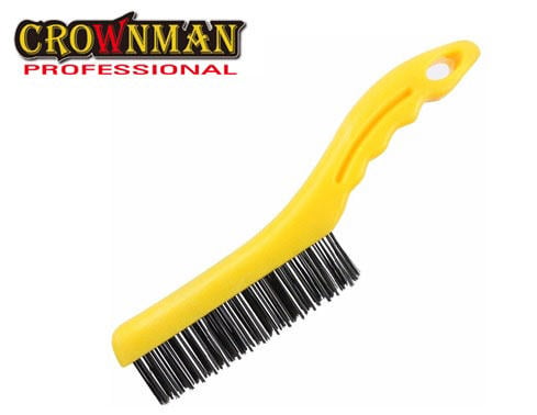 Crownman Tel Fırçalar Plastik Saplı
