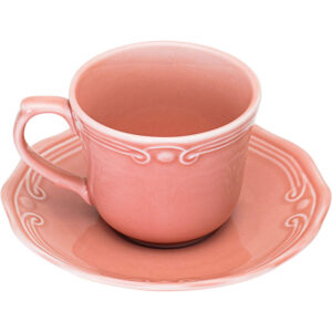 Athenee Fincan ve Tabak 200Ml Pembe