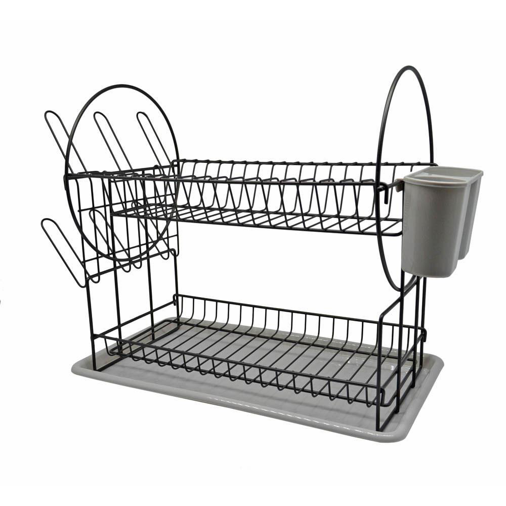 Ankor Bulaşık Süzgeci 2 Katlı 50X24Cm Gri