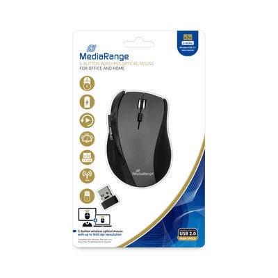 Mediarange Optik 5 Düğmeli Kablosuz Mouse