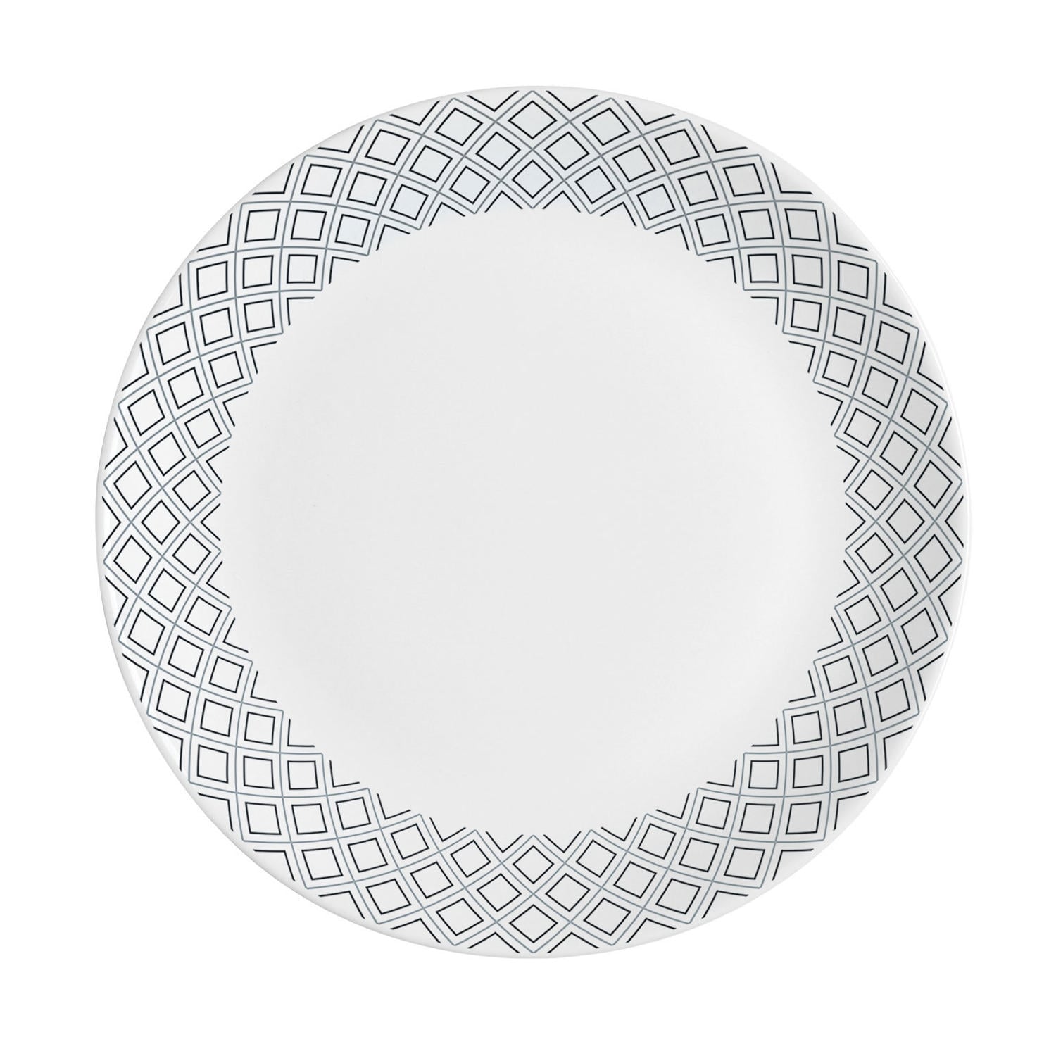 Larah Tatlı Tabağı 19Cm Siyah/Gri