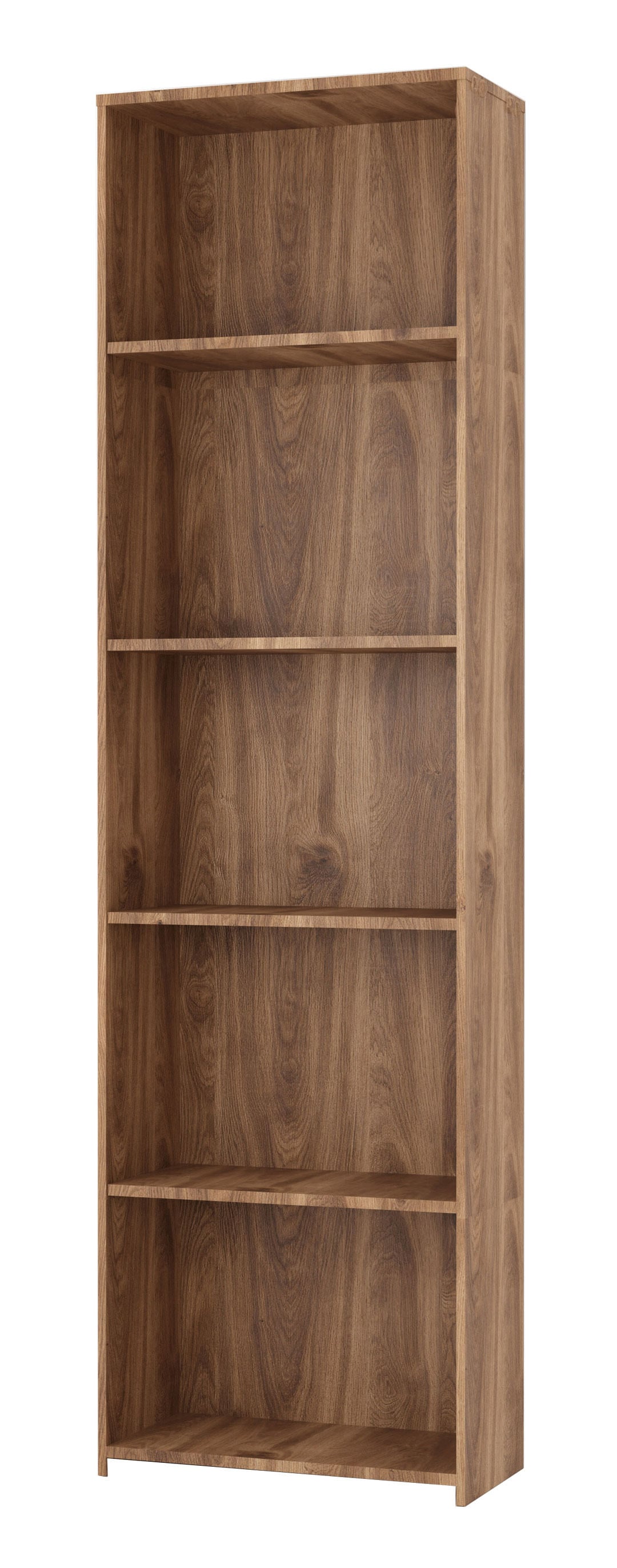 Ekowood Kitaplık 5 Raflı Brandy - Meşe