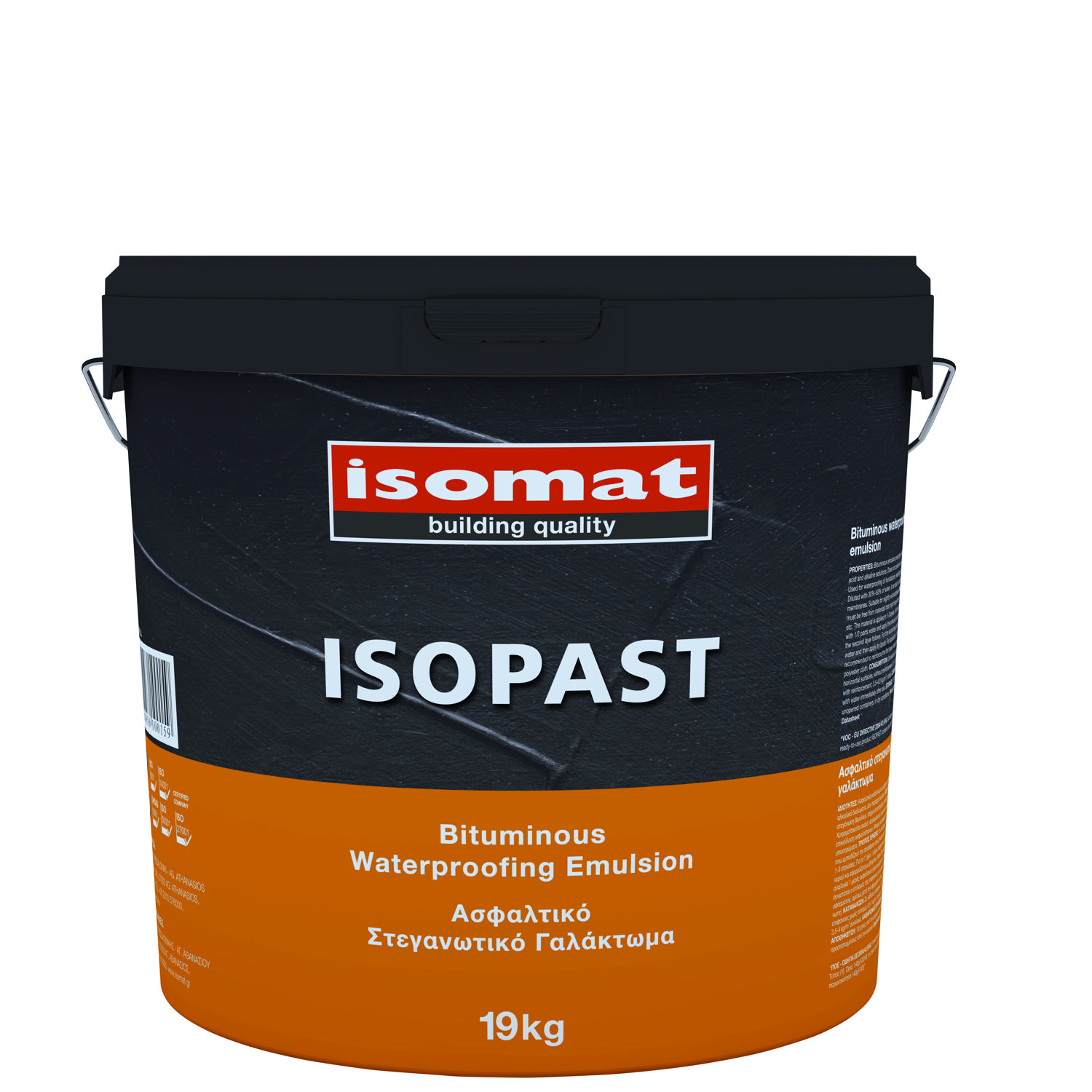 Isomat Isopast Bitümsel Su Yalıtım Emülsiyonu 19Kg
