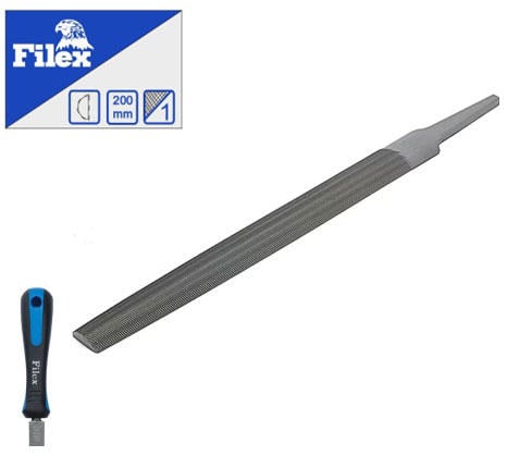 Filex Yarım Yuvarlak Eğe 8 200Mm Kaba