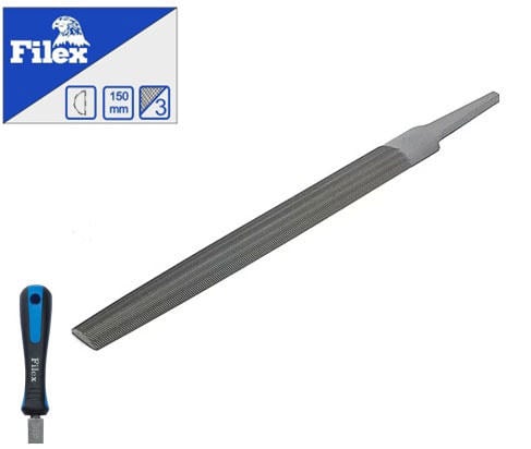 Filex Yarım Yuvarlak Eğe 10 250Mm 2. Kesim