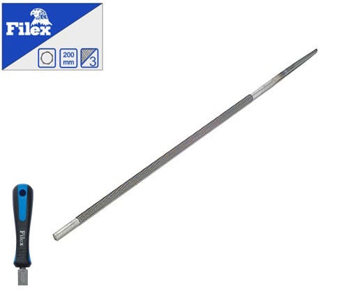 Filex Eğeler Zincir Testere Eğesi 8" 200Mm X 5.5Mm 7/32"