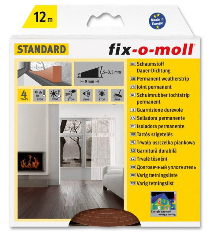 Fix-O-Moll Kahverengi Hava Kapı Fitili 12M 4X9Mm