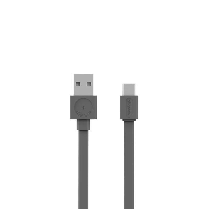 Powercube Usb Kablo Microusb Düz Gri