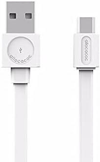 Powercube USB Kablo MicroUSB Düz Beyaz