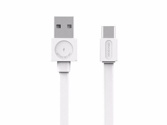 Powercube Usb Kablosu Usb-C Düz Gri