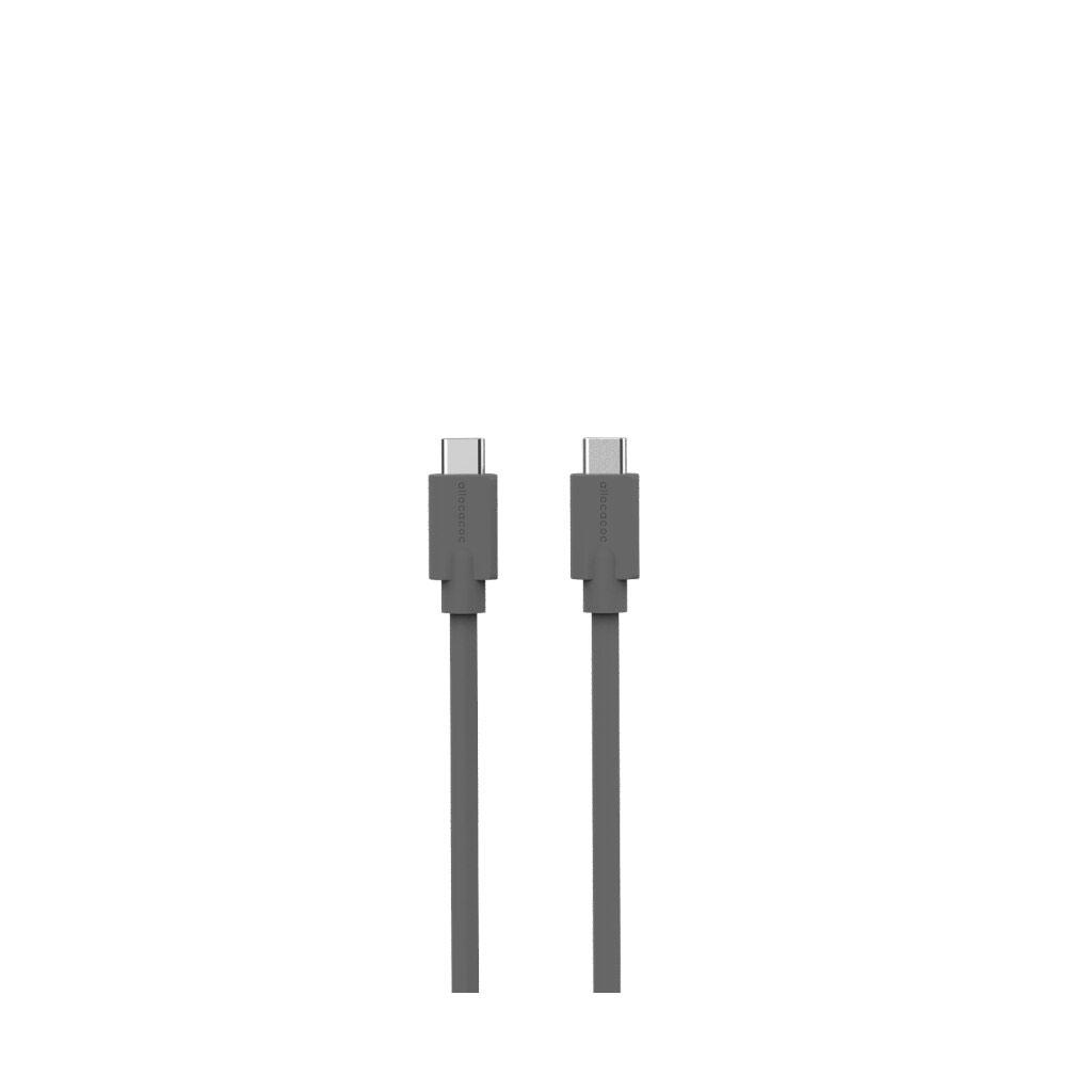 Powercube USB Kablosu USB-C'den C'ye Gri