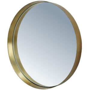 Kr Mirror D25Cm Gold