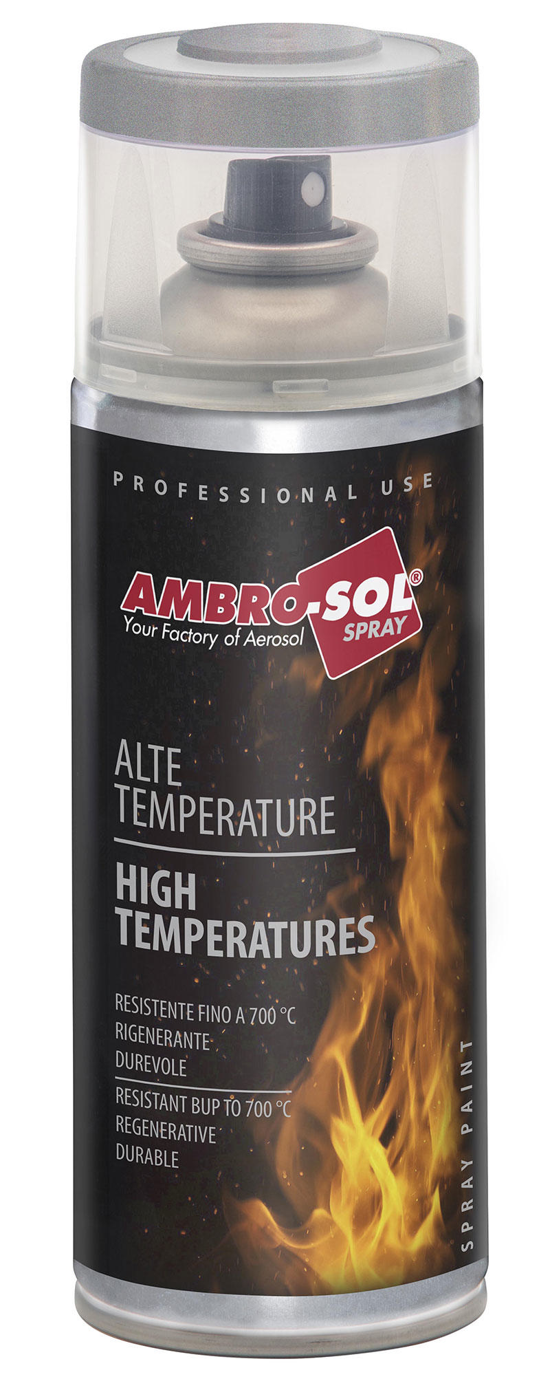 Ambrosol Spray Yüksek Isıya Dayanıklı Alüminyum 400Ml