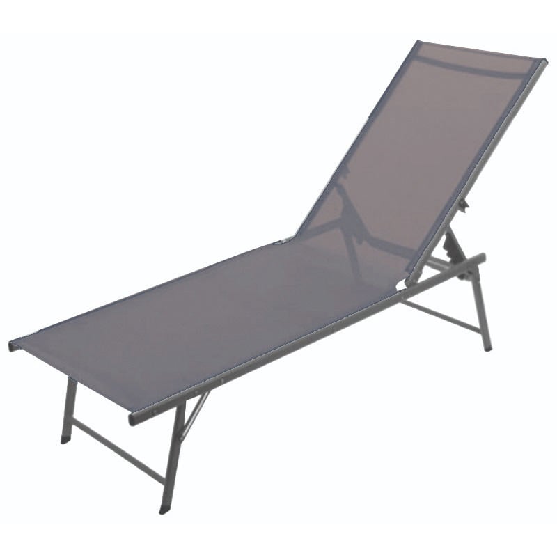 Soutdoor Siros Lounge Bed 180X55X32/91Cm - Koyu Gri