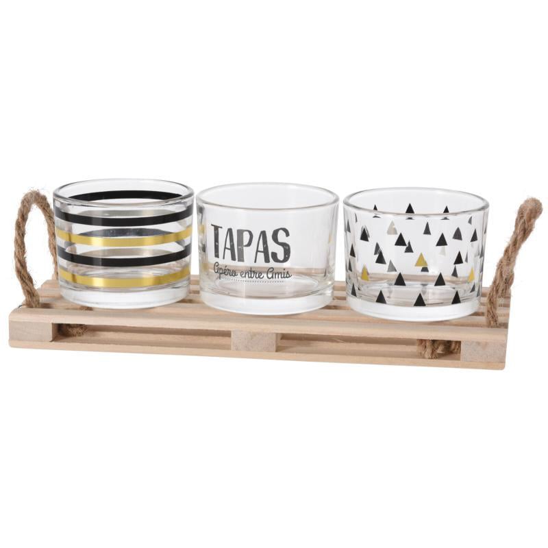 Excellent Houseware Servis Seti Palet Üzerinde 4 Parça