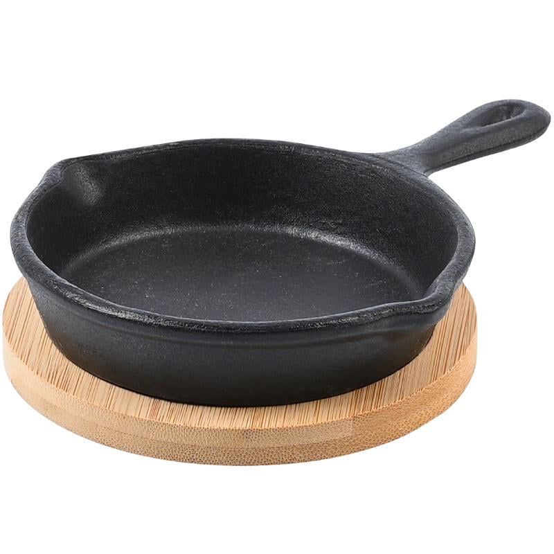 Estia Döküm Demir Servis Tavası 10Cm Bambu Tabanlı
