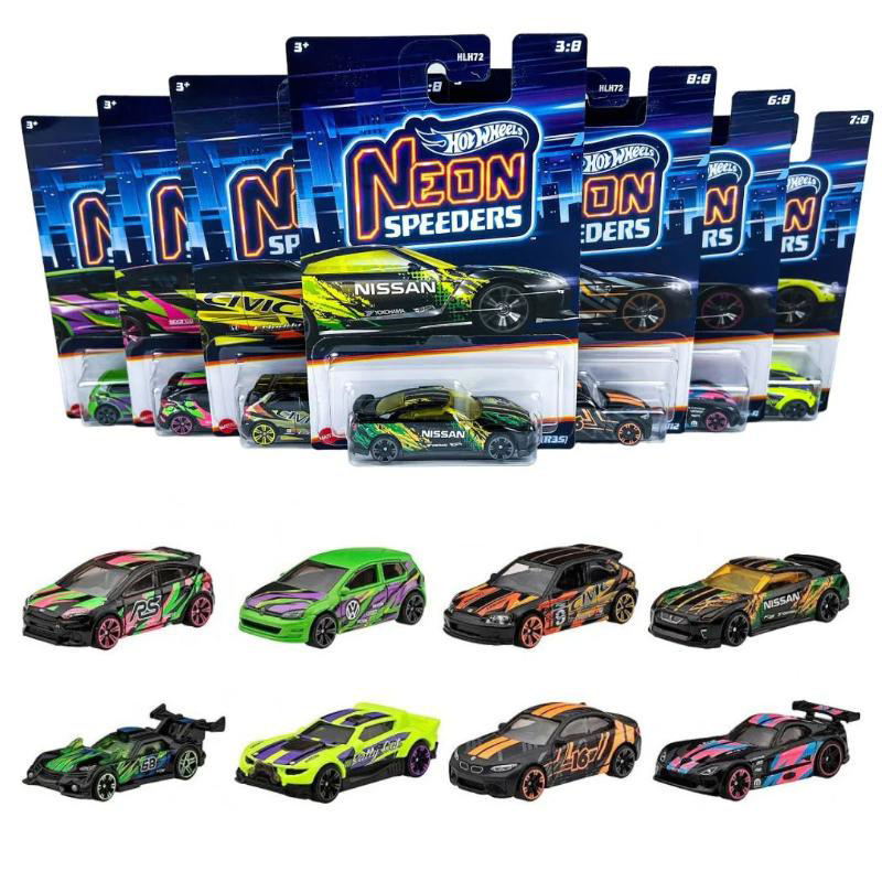 Hot Wheels Neon Speeders Oyuncak Arabalar - Çeşitli Tasarımlar