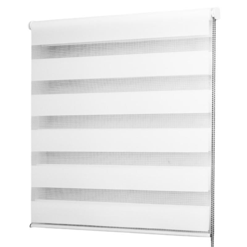 Gece&Gündüz Zebra Stor 140X160Cm - Beyaz