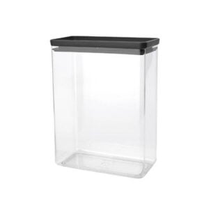 Brabantia Tasty Square Kavanoz 5.4L - Koyu Gri