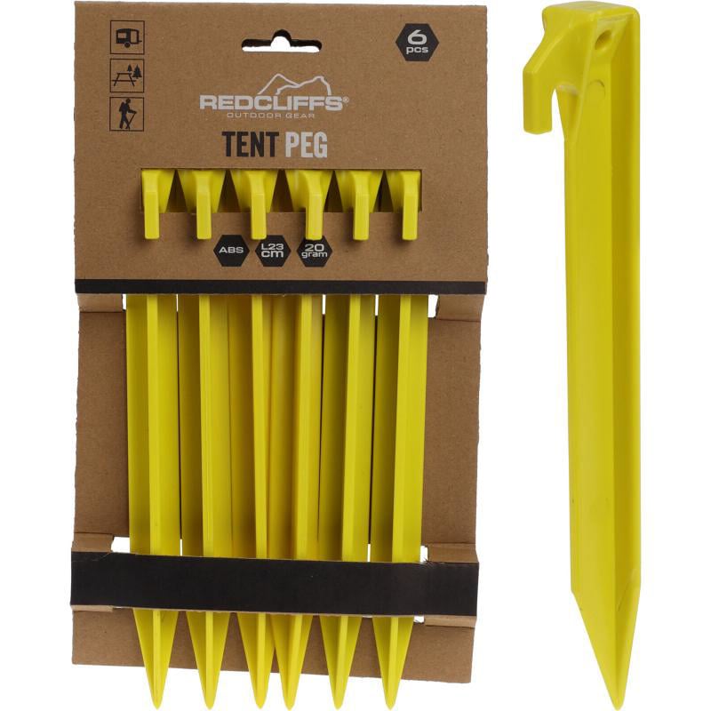 Çadır Kazıkları Abs 6Adet 23Cm - Sarı