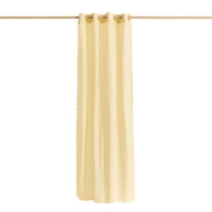 Easy Home Tabla Perde Halka ile 140X260Cm - Sarı