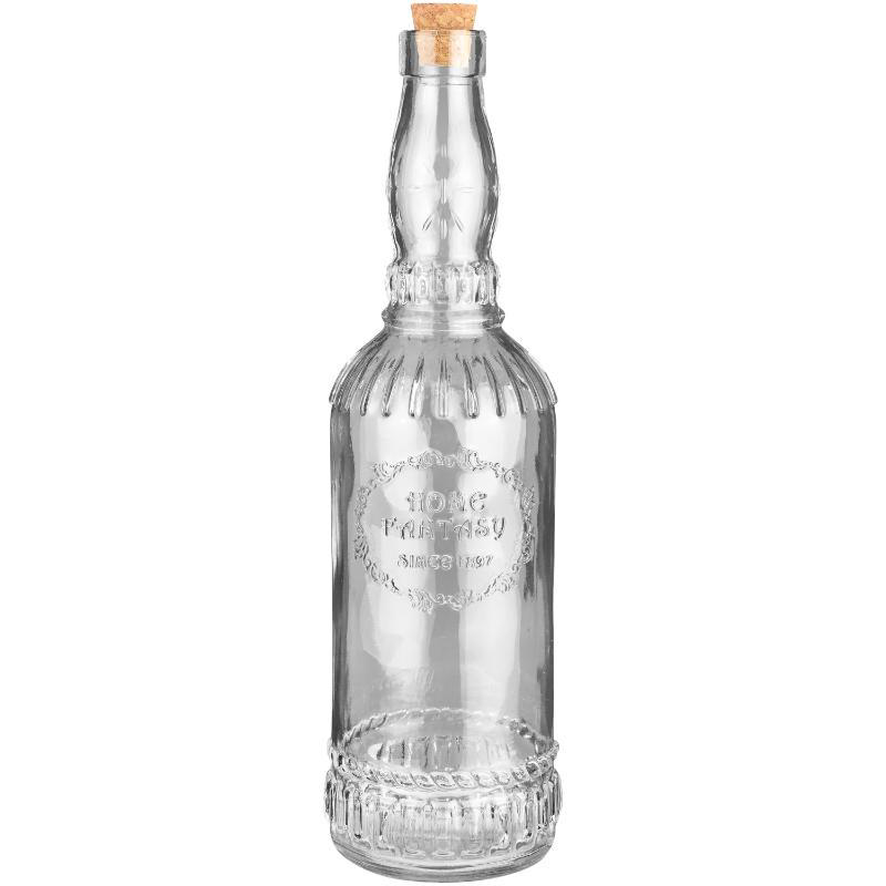 Estia Mantar Kapaklı Cam Şişe 720Ml